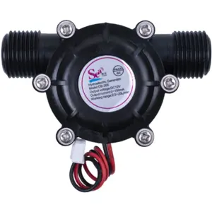 Micro turbina de água - Geradora hidroeléctrica DC-12V 150mA (rosca G1/2'') - DB-268