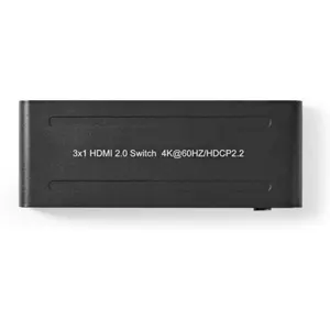 Comutador HDMI 3/1 manual 4K HDCP 2.2