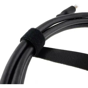 Fita velcro preta macho/fêmea 20mmx10m
