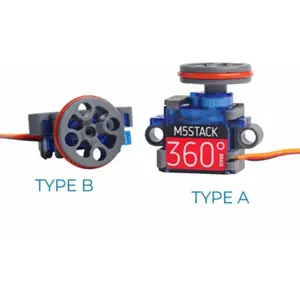 Kit 2 servos SG90 360º compatible con LEGO - M5Stak SERVO KIT 360º