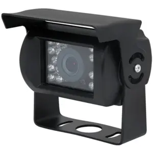 Câmara de estacionamento p/ automóvel 1/4'' CMOS 420TVL IP67 c/ 6 LEDs - preta