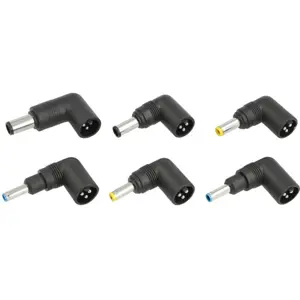 Conjunto de 6 adaptadores DC para as fontes ALM291, ALM292 e ALM293