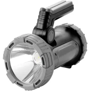 Lanterna LED projectora 5W LED + 5W COB recarregável c/ powerbank USB