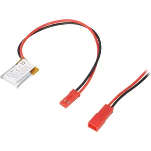 Bateria 3.7V 70mAh Li-Po - 15x20x4mm