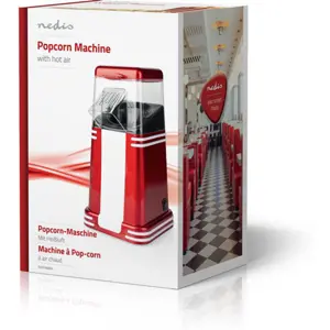 Pipoqueira Retro 1200W por convecção (s/ óleo)