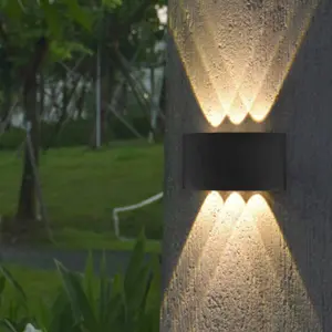 Luminária LED de parede 230VAC 6W 3000K 450lm IP54