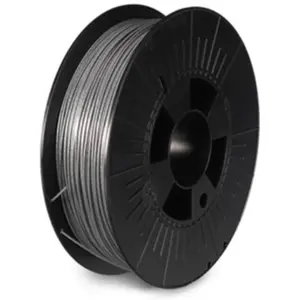 Rolo de filamento de impressão 3D em PLA de 1.75mm - prateado brilhante - 750g