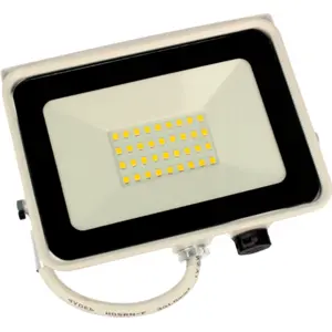 Projector LED Slim 230VAC 30W 6000K (branco frio) 2000lm - Branco