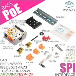 Módulo de LAN c/ PoE (W5500)