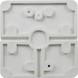 Tampa de ligação rígida para caixa de suporte 128x128mm - CamBox CBOX-BC02-BASE