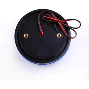 Sinalizador LED estroboscópico azul 12VDC 120mA Ø73x44mm IP20