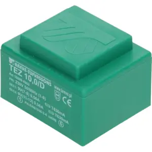 Transformador encapsulado para PCB 230VAC/9V+9V 10VA 0.556A