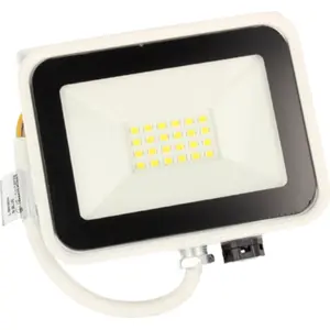 Projector LED Slim 230VAC 20W 6000K (branco frio) 1300lm - Branco