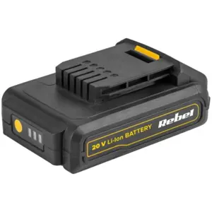Bateria 20V 2A Li-Ion para ferramentas Rebel c/ indicador de estado