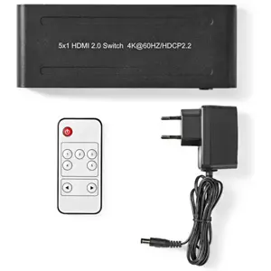 Comutador HDMI 5/1 4K2K / HDCP 2.2