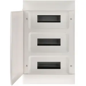 Caixa de distribuição de embutir para quadro elétrico - 3 filas - 36 módulos
