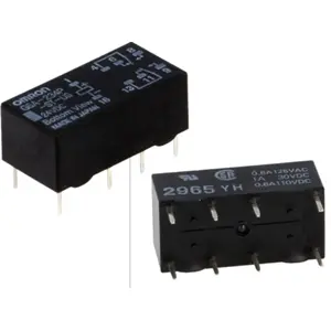 Relé 24VDC 0,3A DPDT (8 pinos)