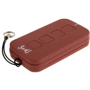 Telecomando universal para garagem 433.92Mhz (4 teclas) - vermelho - SeKi Open Plus 4