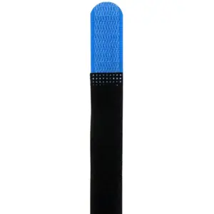 Abraçadeiras de velcro con presilla metálica 300x20mm - azul - [10unid.]