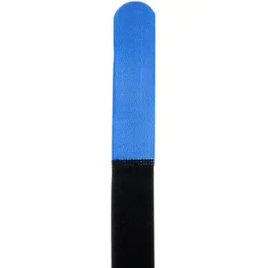Abrazaderas de velcro con presilla en metal 600x38mm - azul - [10unid.]