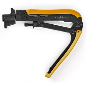 Alicate de cravar para fichas F de compressão - RG58, RG59, RG6, RG7, RG11