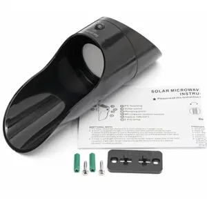 Aplique solar autónomo c/ sensor de movimento 3W 4000K Ø91x235mm