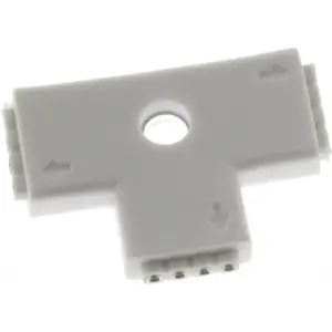 Adaptador em ''T'' de ligação 4 pinos para RGB 10mm