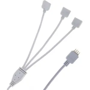 Distribuidor Y para fitas LED RGB 1-em-3