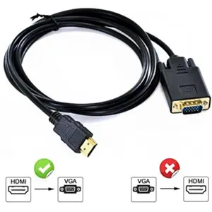 Cabo conversor HDMI A M > VGA M - 1.80m