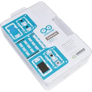 Kit de iniciação de sensores Arduino (via Shield) com 10 sensores e 12 projectos