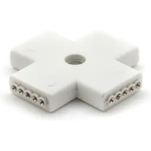 Adaptador em Cruz de ligação 4 pinos para RGB+W
