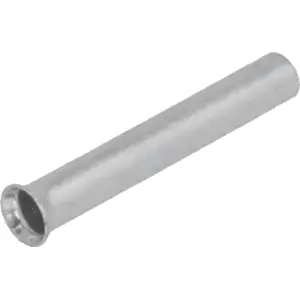 Ponteira não isolada para fio 1.0mm² 10mm