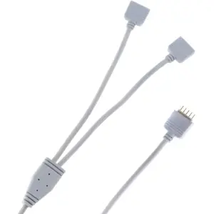 Distribuidor Y para fitas LED RGB+W 1-em-2