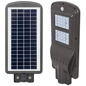 Candeeiro de Rua solar c/ sensor de movimento e luminosidade 40W 6000K 1100lm IP65 - Lumit