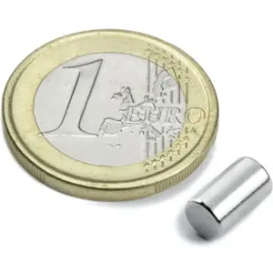 Íman Neodymium (NdFeB) cilíndrico N45 Ø5x8,47mm
