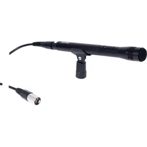 Microfone condensador de mão XLR (Phantom/AA)