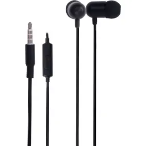Auriculares In-Ear com microfone Jack 3.5mm - preto