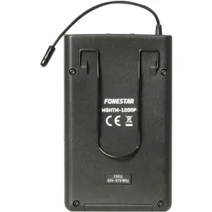 Microfone portátil UHF
