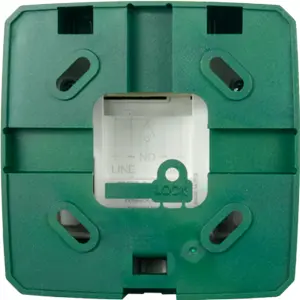 Botoneira de alarme de incêndio (Extension Release) rearmável - verde - DMTech D9000-MCP-G