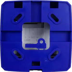 Botoneira de alarme de incêndio (Emergency STOP) rearmável - azul - DMTech D9000-MCP-B