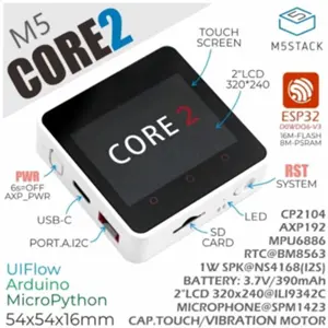 Kit de desenvolvimento de IoT Dual Core ESP32 c/ ecrã touch