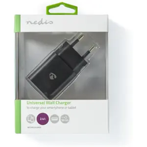 Carregador 1xUSB 2.4A - preto