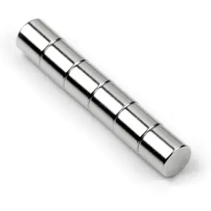 Íman Neodymium (NdFeB) cilíndrico N45 Ø5x5mm