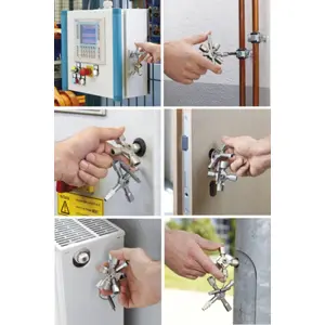 Chave de armário de distribuição 13 funções - KNIPEX 00 11 01