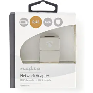 União RJ45 fêmea/fêmea CAT6 metálica