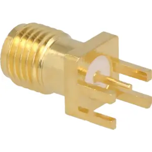 Ficha SMA fêmea para soldar em PCB  - ADAM TECH RF2-143-T-17-50-G