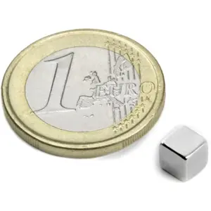 Íman Neodymium (NdFeB) cubo N42 5x5x5mm