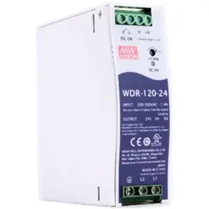 Fonte de alimentação para calha DIN 24VDC 5A 120W