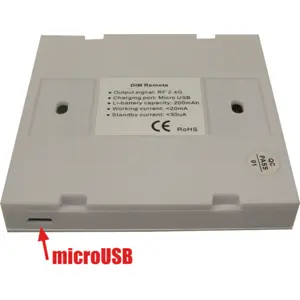 Regulador de fluxo luminoso (dimmer) para iluminação LED s/ fio 2.4GHz touch de superficie