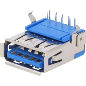 Ficha USB-A 3.0 para PCB 90º